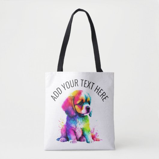 Cute Dog Tote Bag (Voorkant)