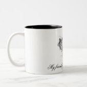 Cute Dog Tweekleurige Koffiemok (Links)