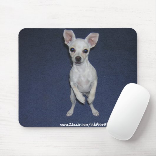 Cute Dog Up-Mousepad. Muismat (Met muis)