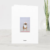 Cute Dog verpleegster krijgt een goede Kaart (Achterkant)