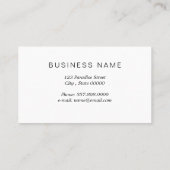 Cute Dog Visitekaartje (Achterkant)