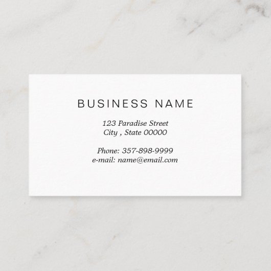 Cute Dog Visitekaartje (Achterkant)