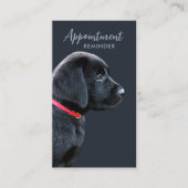 Cute Dog Walker Pet Sitter Puppy Labrador Business Afsprakenkaartje (Voorkant)