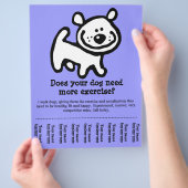 CUTE Dog Walker  promo Flyer (Hand)