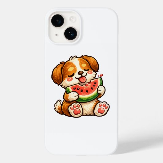 Cute Dog Watermelon Case-Mate iPhone Case (Achterkant)