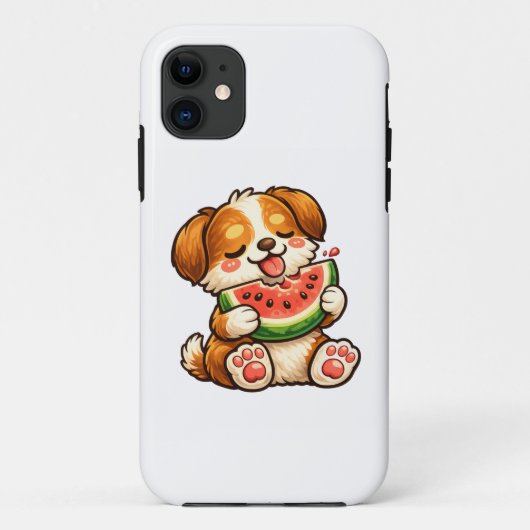Cute Dog Watermelon Case-Mate iPhone Case (Achterkant)
