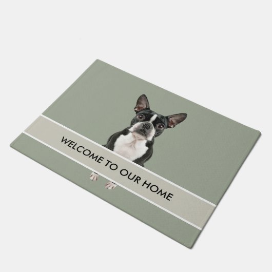 Cute Dog Welkom Mat (Schuin)