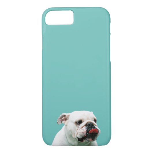 Cute dog white Bulldog Case-Mate iPhone Case (Achterkant)