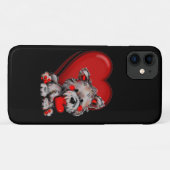 cute dog with heart cell phone case/cover Case-Mat Case-Mate iPhone Case (Achterkant (horizontaal))