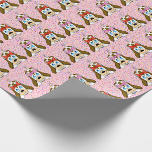 Cute Dog Wrapping Paper Cadeaupapier