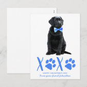 Cute Dog XOXO Kinder Puppy Valentijnsdag Feestdagenkaart (Voorkant / Achterkant)
