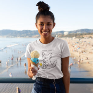 Cute dog zomer Lovin hallo sunshine T-shirt