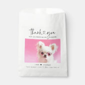 Cute Doggie Bag | Thank You Dog Wedding Favor Bag Bedankzakje (Voorkant)