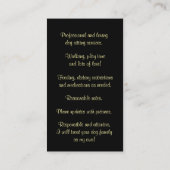 Cute Doggie Daycare Visitekaartje (Achterkant)