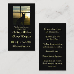 Cute Doggie Daycare Visitekaartje