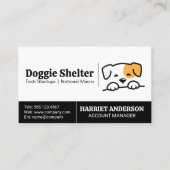 Cute Doggie Logo Visitekaartje (Voorkant)