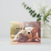 Cute Doggy aanpassen Briefkaart (Staand voorkant)
