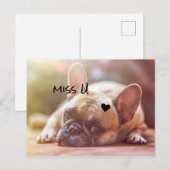 Cute Doggy aanpassen Briefkaart (Voorkant / Achterkant)