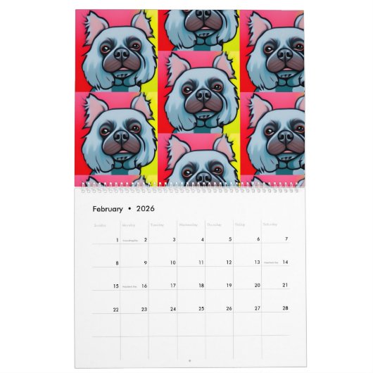 Cute Doggy Faces 2023 Kalender (Feb 2026)