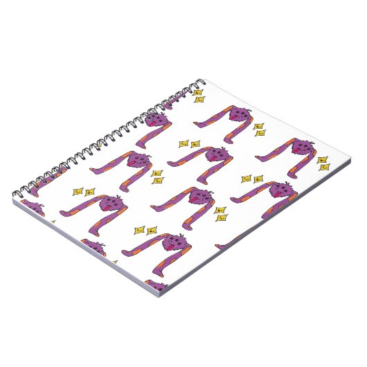 Cute doggy monster notitieboek (Linkerzijde)