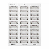 Cute dogs and cats look up Personalized Etiket (Full Sheet)