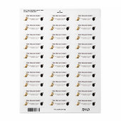 Cute dogs and cats look up Personalized Etiket (Full Sheet)