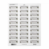 Cute dogs and cats look up Personalized Etiket (Full Sheet)