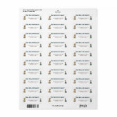 Cute dogs and cats look up Personalized Etiket (Full Sheet)