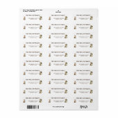 Cute dogs and cats look up Personalized Etiket (Full Sheet)