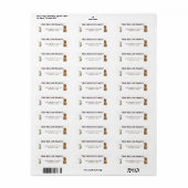 Cute dogs and cats look up Personalized Etiket (Full Sheet)