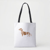 Cute Dogs As Dachshund Funny Wirehaired Dachshund. Tote Bag (Voorkant)