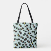 Cute Dogs Canvas tas (Achterkant)