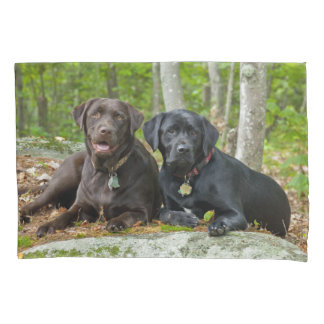 Cute Dogs Chocolate Lab Black Labrador Retriever Kussensloop