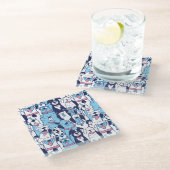 Cute Dogs Glass Onderzetter (Schuin)
