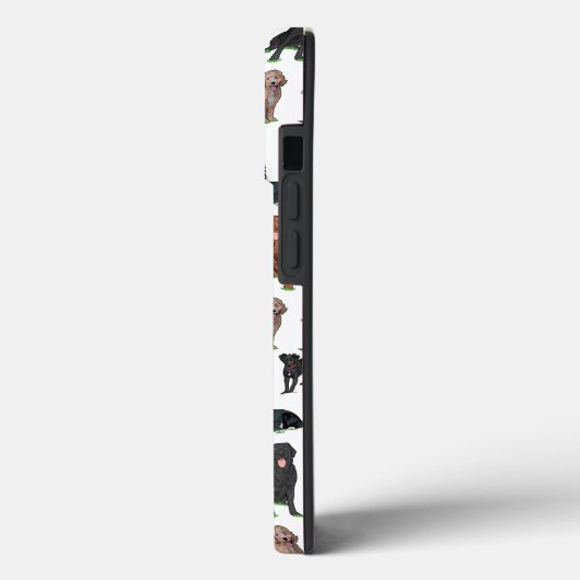 Cute Dogs Illustrator Pattern Case-Mate iPhone Case (Achterkant / Links)