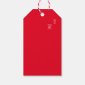 Cute dogs kermas cadeaulabel (Achterkant)