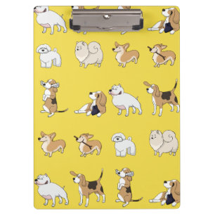 Cute Dogs Klembord