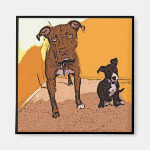 Cute Dogs Magnet