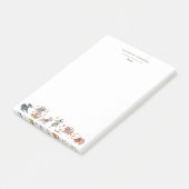 Cute dogs monogram post-it® notes (Schuin)