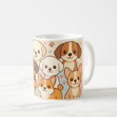 Cute dogs mug koffiemok (Voorkant rechts)