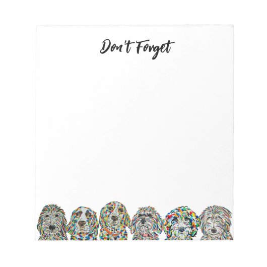 Cute Dogs Notitieblok (Voorkant)