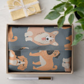 Cute Dogs Pattern #02 Tissuepapier (Geschenk)