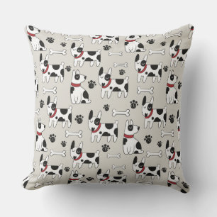 Cute Dogs Pattern werpen kussens