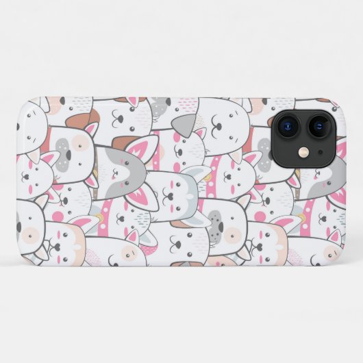 Cute Dogs Phone case (Achterkant (horizontaal))