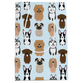 Cute Dogs, Pug, Boston, Lab, Chow, Husky, Spaniel Medium Cadeauzakje (Voorkant)