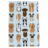 Cute Dogs, Pug, Boston, Lab, Chow, Husky, Spaniel Medium Cadeauzakje (Achterkant)