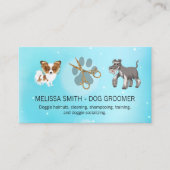 Cute Dogs | Schaar | Dog Paw Afsprakenkaartje (Voorkant)