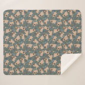 Cute Dogs Sherpa Blanket Deken (Voorkant (horizontaal))