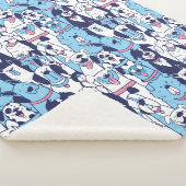 Cute Dogs Sherpa Blanket Deken (3/4)