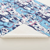 Cute Dogs Sherpa Blanket Deken (3/4)